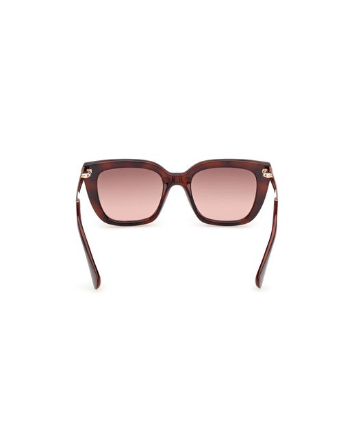 MAX&Co. Black Mo0157 52F Sunglasses Injected Cat Eye Normal