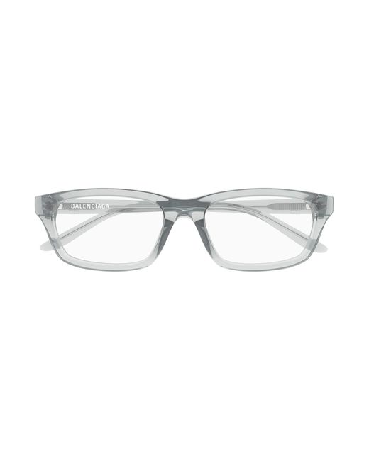 Balenciaga Black Bb0439O 005 Optical Frames Acetate Transparent Squared for men