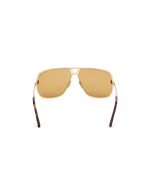 Tom Ford Black Ft1204 Stavros 30E Sunglasses Metal Squared Normal for men