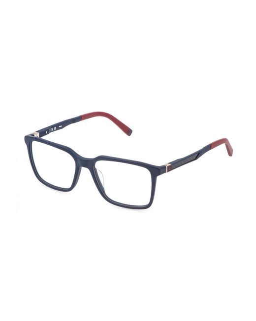 Fila Black Vfid09 991M Optical Frames Acetate Squared for men