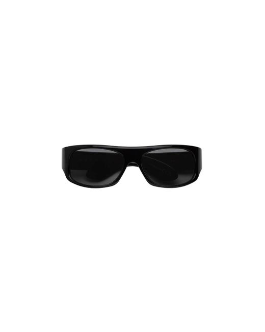 Marni Black B8R Uailus Sunglasses Acetate Wraparound