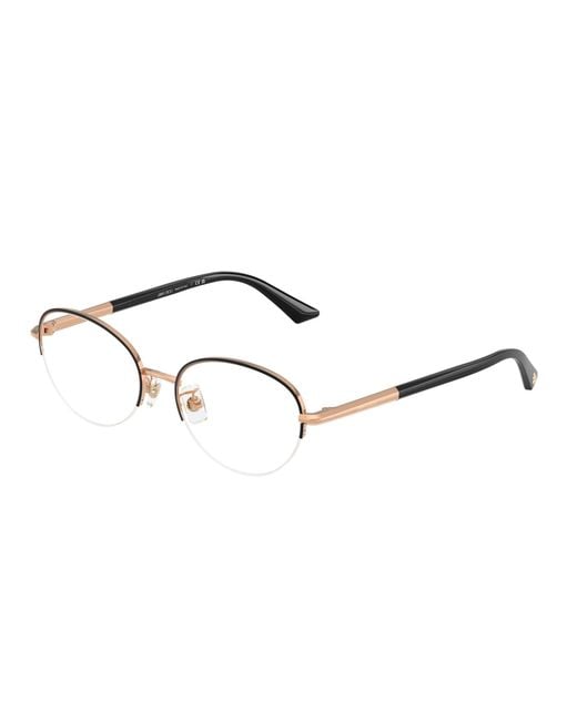Jimmy Choo Black Jc2014D 3022 Optical Frames Metal Round Normal