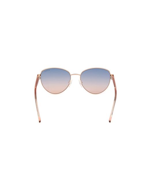 Guess Black Gu00101 28W Sunglasses Metal Round Normal