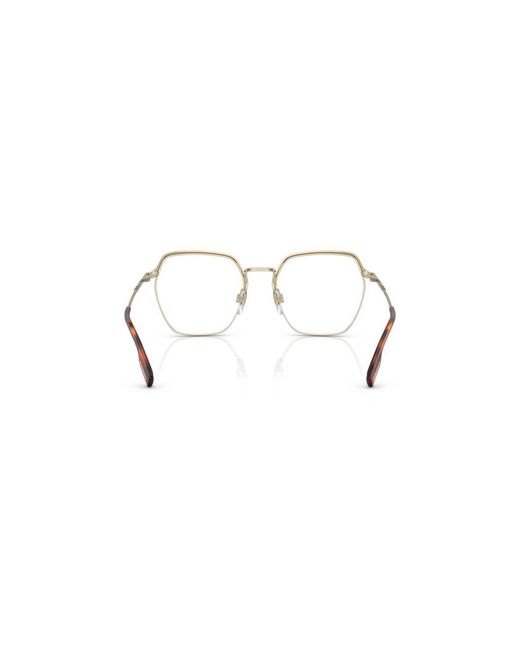 Burberry Black Be1371 Angelica 1109 Optical Frames Metal Transparent Geometric Normal