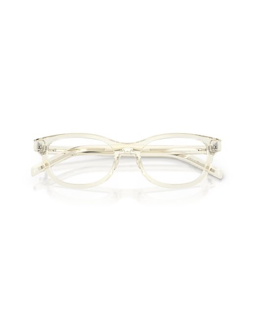 Prada Black Pr D01Vu 12X1O1 Optical Frames Acetate Transparent Round Normal