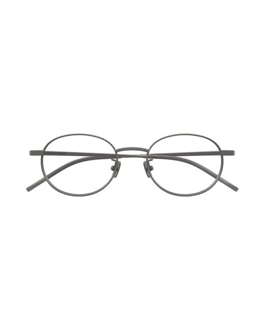 Bottega Veneta Black Bv1426Oa 003 Optical Frames Titanium Transparent Round