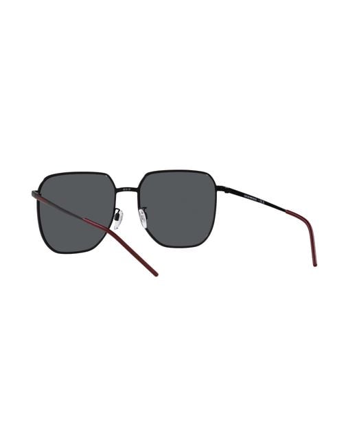 Emporio Armani Black Ea2135D 319187 Sunglasses Metal Squared Normal for men