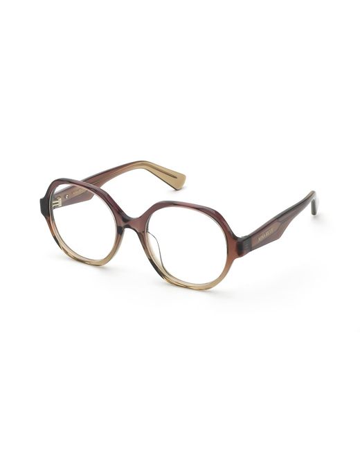 Nina Ricci Black Vnr426 06B1 Optical Frames Acetate Round