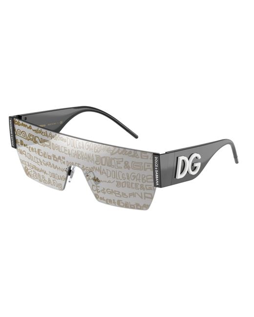Dolce & Gabbana Black Dg2233 3277K1 Sunglasses Metal Cat Eye Normal for men