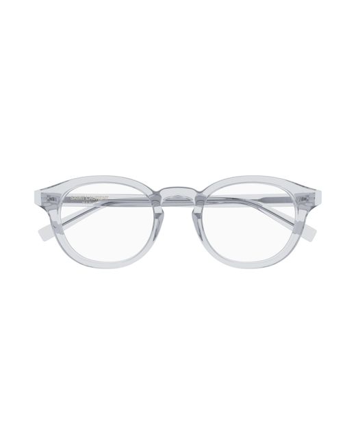 Saint Laurent Black Sl 907 003 Optical Frames Acetate Transparent Cat Eye for men