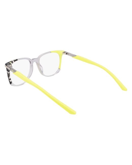 Nike Black 7310 030 Optical Frames Acetate Squared Normal