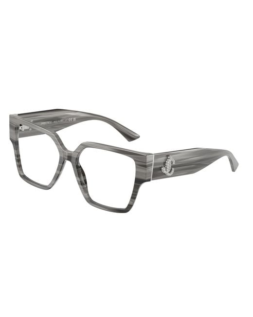 Jimmy Choo Black Jc3032B 5063 Optical Frames Acetate Squared Normal