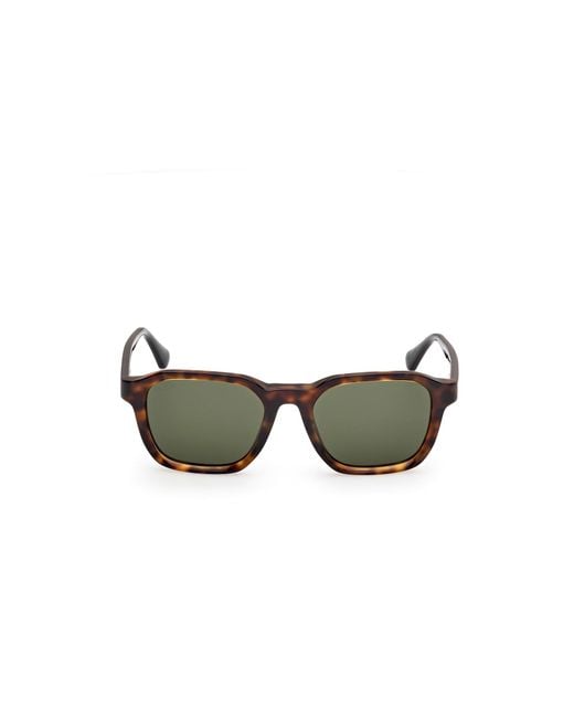 Web Green We0385 55N Sunglasses Acetate Squared Normal for men