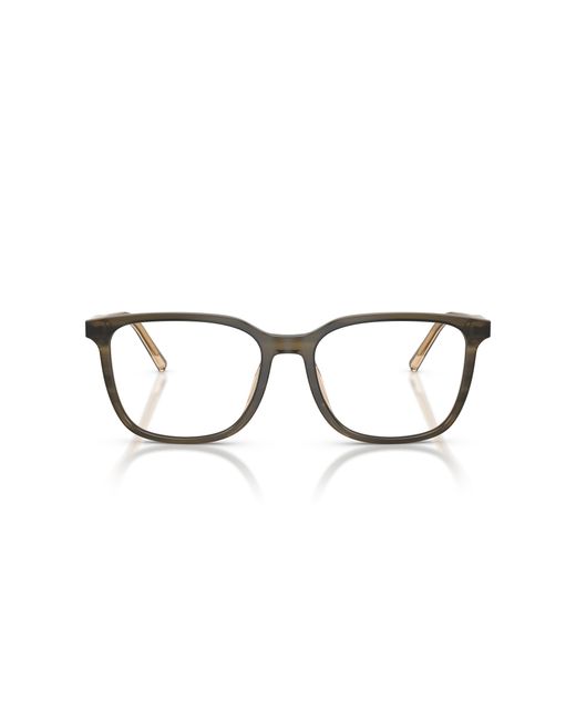 Dolce & Gabbana Black Dg3445 3480 Optical Frames Acetate Transparent Squared Normal for men