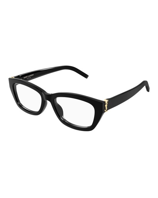 Saint Laurent Black Sl M153 Opt 001 Optical Frames Acetate Transparent Cat Eye