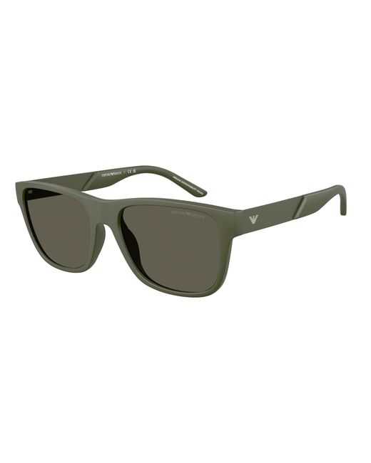 Emporio Armani Black Ea4243 618471 Sunglasses Injected Squared Normal for men