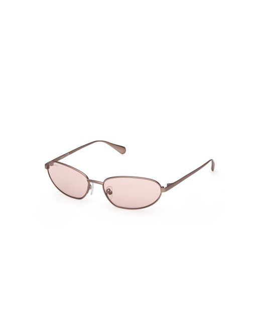 MAX&Co. Black Mo0160 35E Sunglasses Metal Round Normal