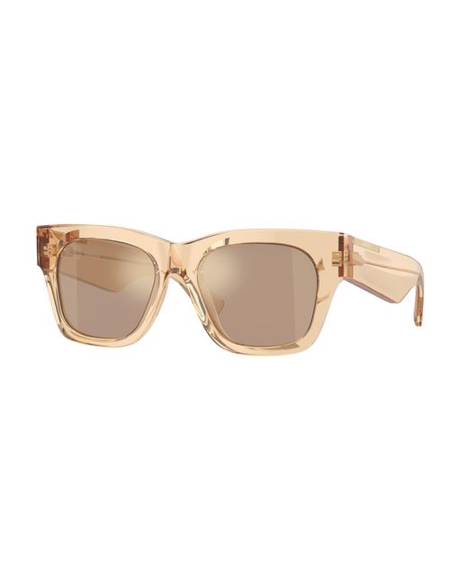 Burberry Black Be4424 40635A Sunglasses Acetate Squared Normal Mirror