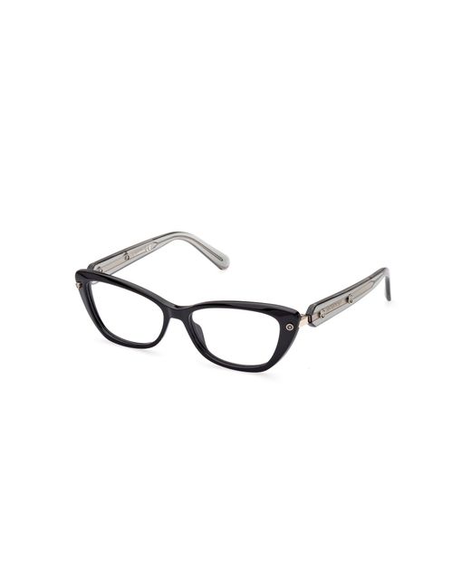 Swarovski Black Sk5478 001 Optical Frames Outlet Acetate Cat Eye Normal
