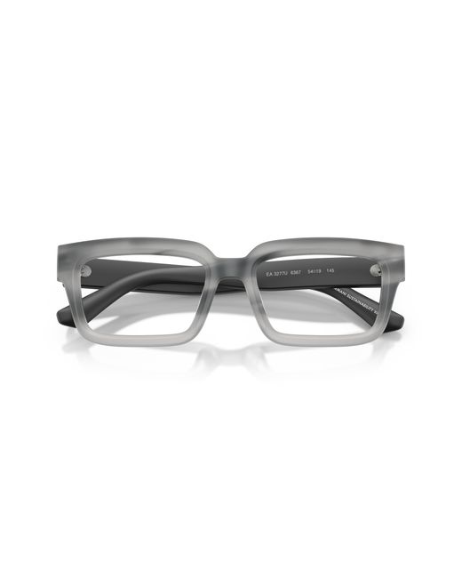 Emporio Armani Black Ea3277U 6367 Optical Frames Acetate Transparent Squared Normal