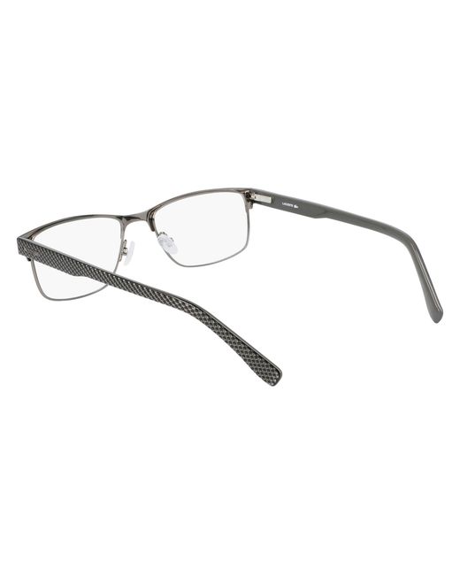 Lacoste Black L2217 033 Optical Frames Metal Squared Normal Photochromatic for men