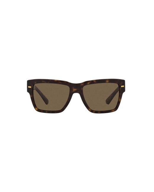 Dolce & Gabbana Gray Dg4431 502/73 Sunglasses Acetate Squared Normal for men