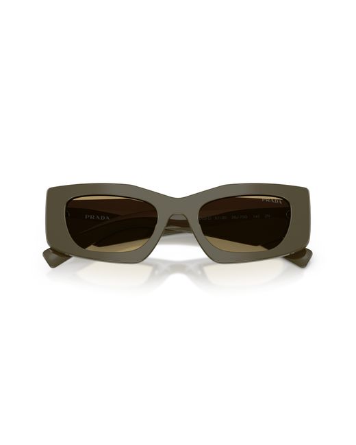 Prada Black Pr D03Sd 26J70G Sunglasses Acetate Squared Normal
