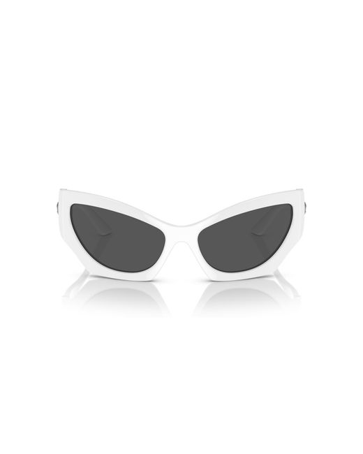 Versace Black Ve4450 314/87 Sunglasses Injected Cat Eye Normal