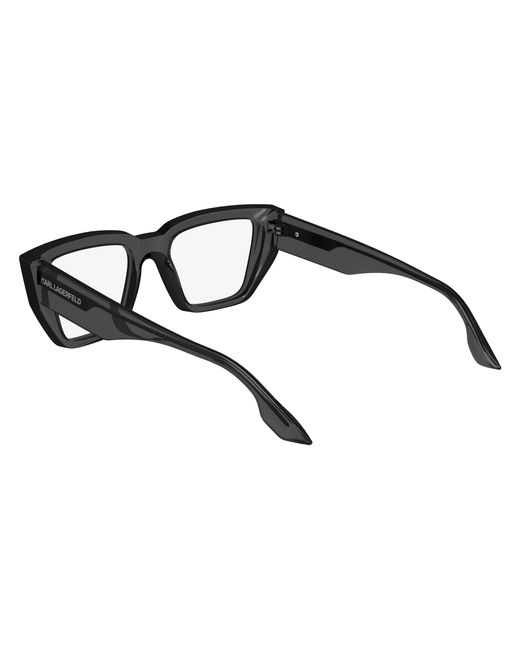 Karl Lagerfeld Black Kl6153 020 Optical Frames Injected Cat Eye Normal Normal