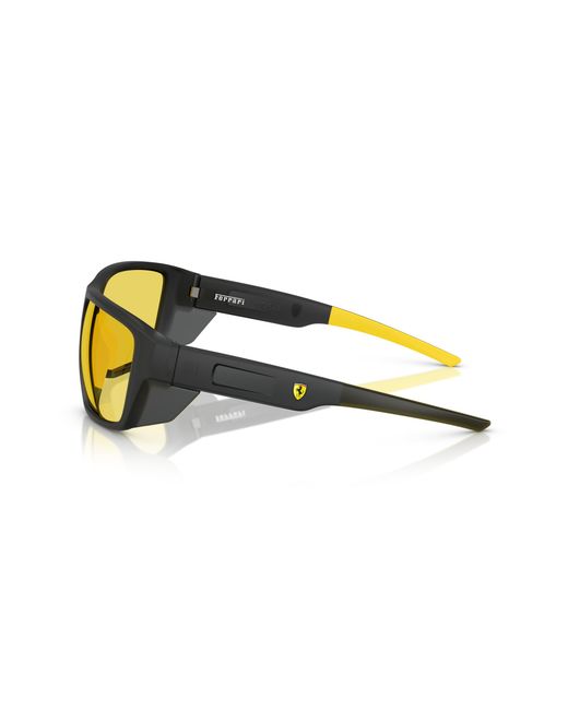 FERRARI SCUDERIA Black Fz6012U 516/V9 Sunglasses Injected Squared Normal for men
