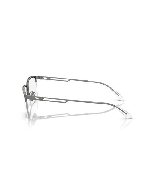 Emporio Armani Black Ea1143 3003 Optical Frames Metal Transparent Pillow Normal for men