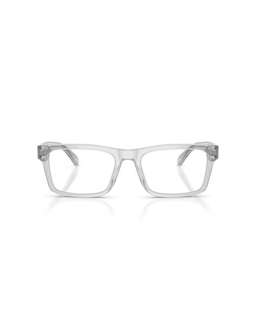 Emporio Armani Black Ea3254 6250 Optical Frames Acetate Squared Normal for men