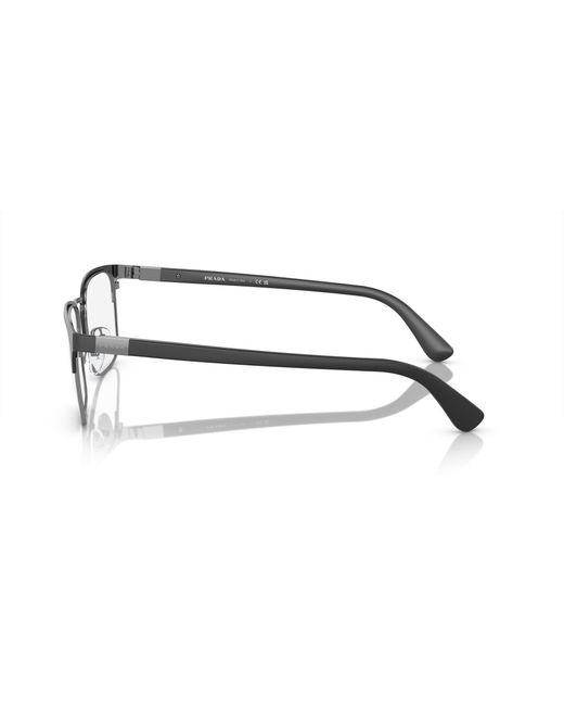 Prada Black Pr 54Tv Heritage 1Bo1O1 Optical Frames Metal Squared Normal for men