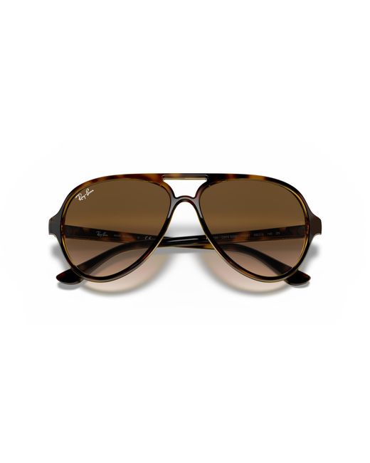 Ray-Ban Black Rb4125 Cats 5000 Aviator Sunglasses for men