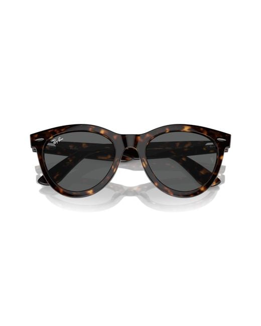 Ray-Ban Black Rb2241f Wayfarer Way Low Bridge Fit Sunglasses