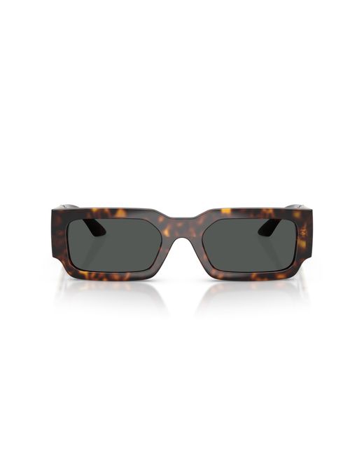 Versace Black Ve4506U 108/87 Sunglasses Injected Squared Normal for men
