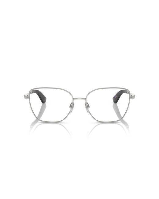 Burberry Black Be1390 1005 Optical Frames Steel Transparent Cat Eye Normal