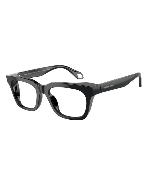 Giorgio Armani Black Ar7247U 5875 Optical Frames Acetate Transparent Pillow Normal for men