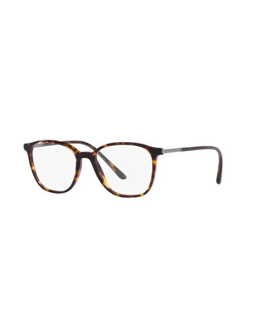 Giorgio Armani Black Ar7236 5026 Optical Frames Acetate Transparent Squared Normal for men