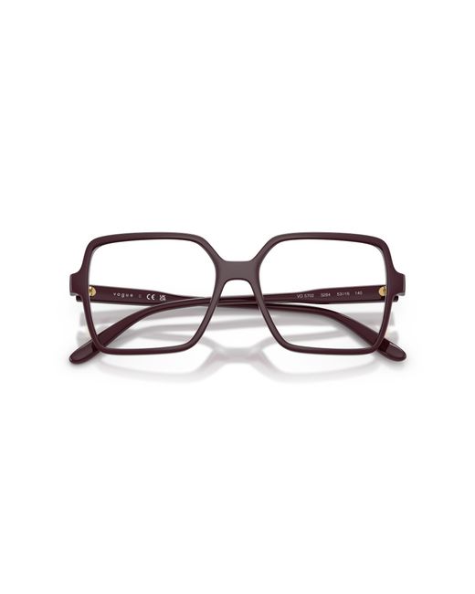 Vogue Eyewear Black Vo5702 3284 Optical Frames Nylon Transparent Squared Normal