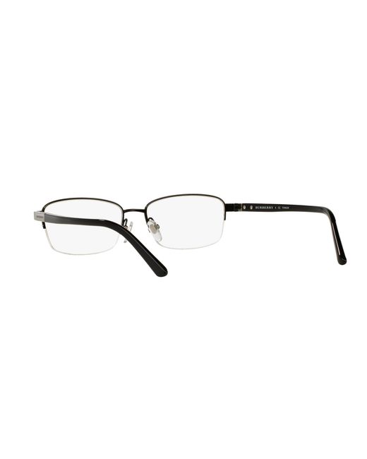 Burberry Black Be1288Td 1001 Optical Frames Titanium Squared Normal for men
