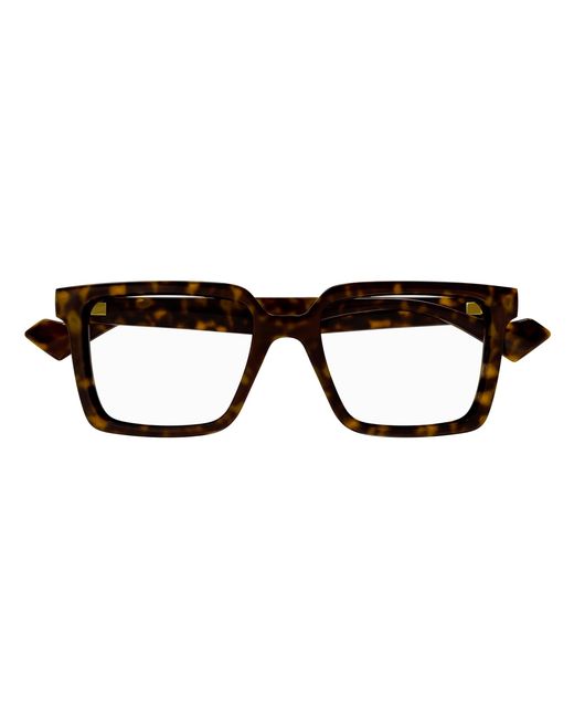 Gucci Black Gg1540O 006 Optical Frames Injected Transparent Squared for men