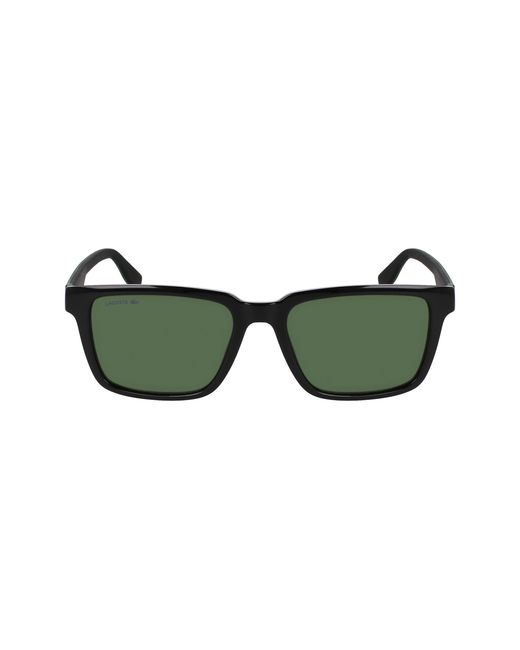 Lacoste Green L6032S 001 Sunglasses Bio-Inject Squared Normal for men