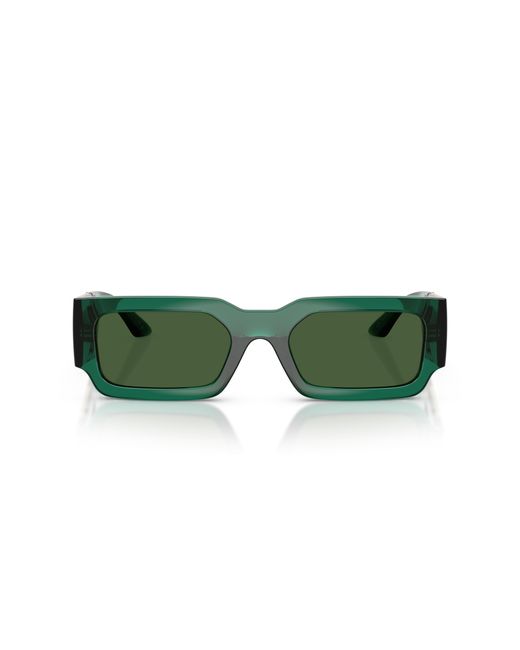 Versace Green Ve4506U 514471 Sunglasses Injected Squared Normal for men