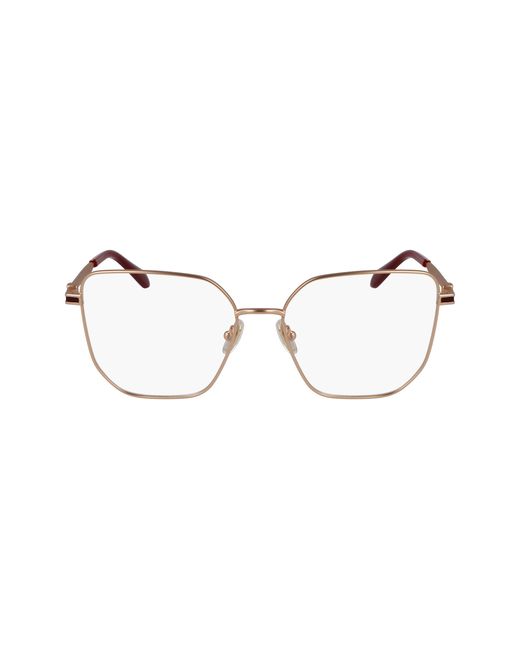 Ferragamo Black Sf2234 770 Optical Frames Metal Squared Normal