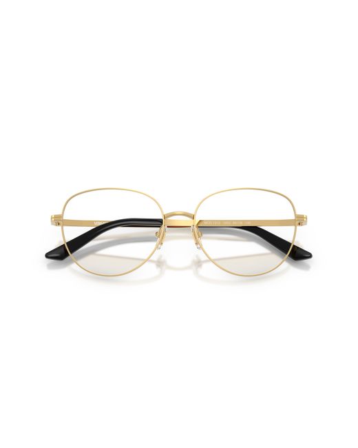 Versace Black Ve1312 1002 Optical Frames Metal Pantos Normal