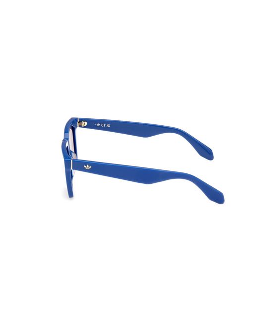 Adidas Black Or0110 90A Sunglasses Acetate Smoke Squared Normal for men