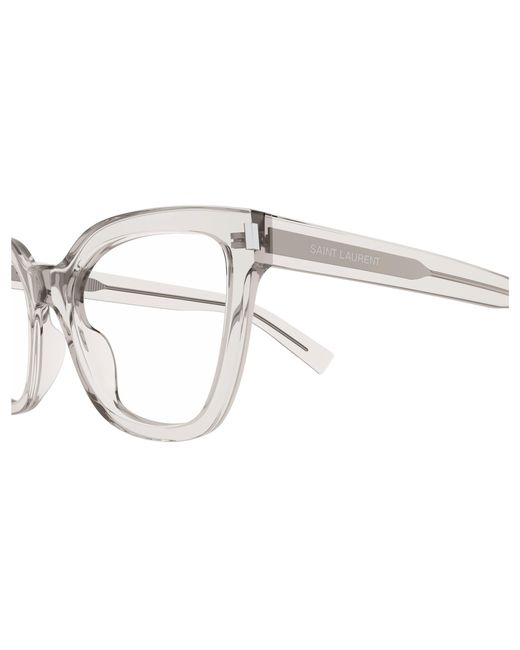Saint Laurent Black Sl 748 004 Optical Frames Acetate Transparent Cat Eye