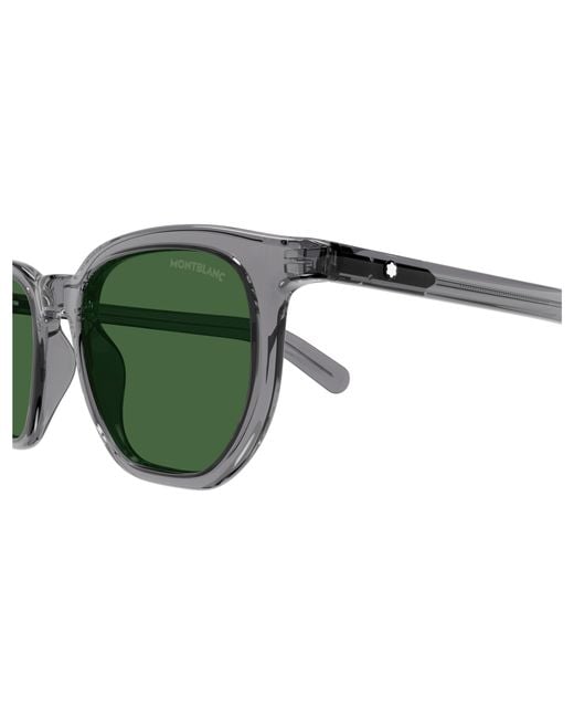 Montblanc Green Mb0352S 003 Sunglasses Squared for men