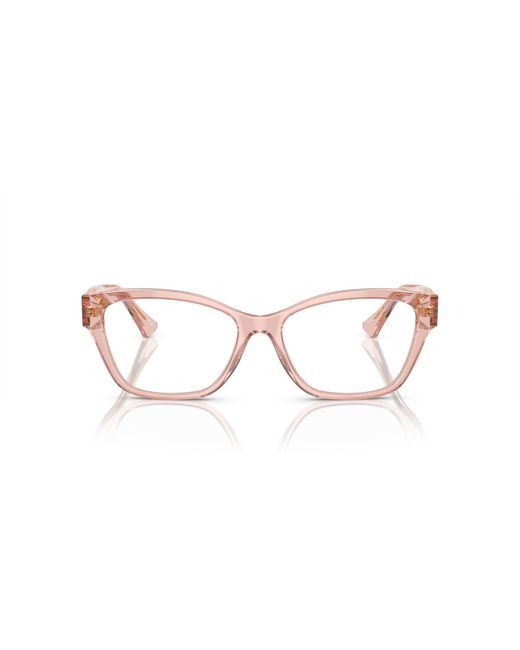Versace Black Ve3344 5434 Optical Frames Acetate Cat Eye